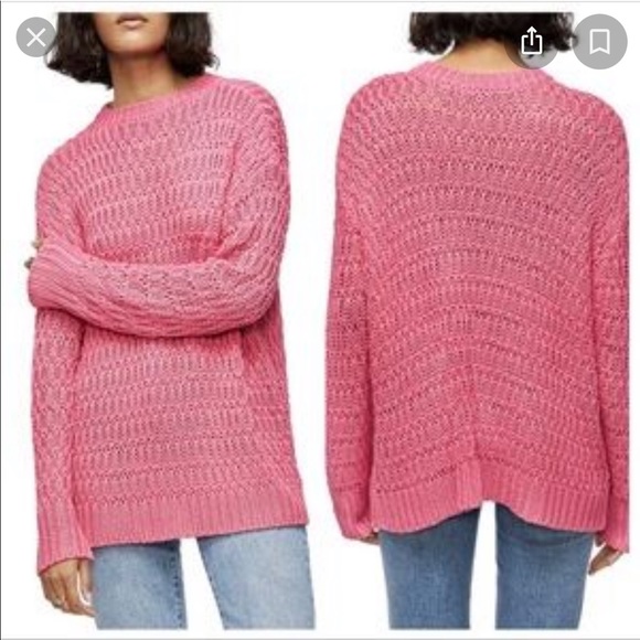 Anine Bing Sweaters - Annie Bing//pink knit sweater
